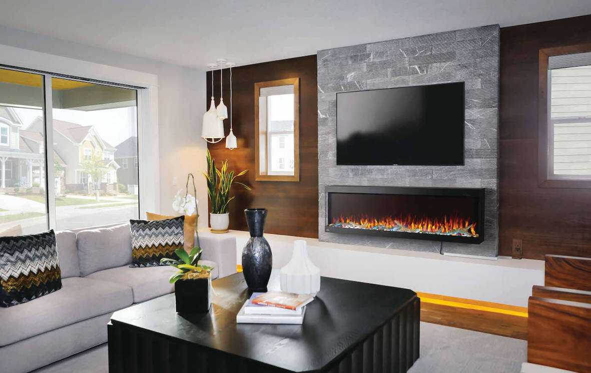 Trivista™ Pictura 50 Electric Fireplace - Living Room View