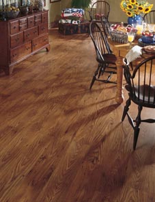 Hardwood flooring swatch